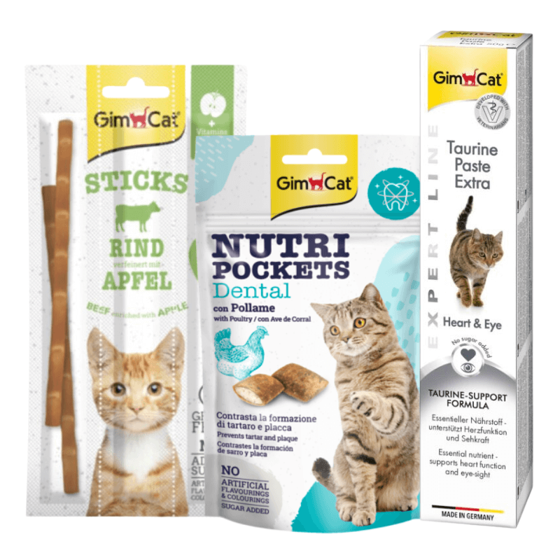 GimCat skanėstai ir vitaminai - jūsų mylimoms katėms!